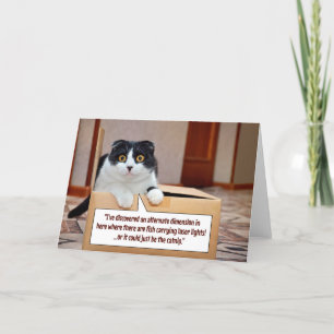 An alternate dimension Folded Thank You Card