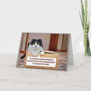 An alternate dimension Folded Thank You Card