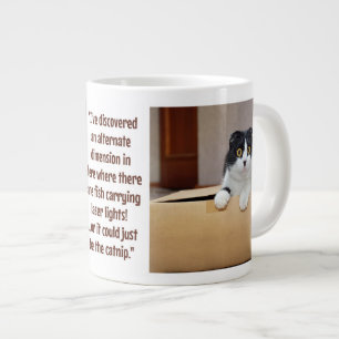 An alternate dimension large coffee mug