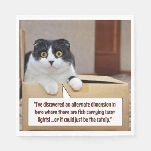 An alternate dimension napkin