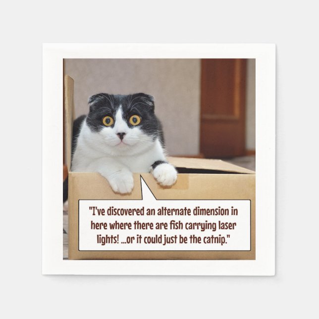 An alternate dimension napkin (Front)