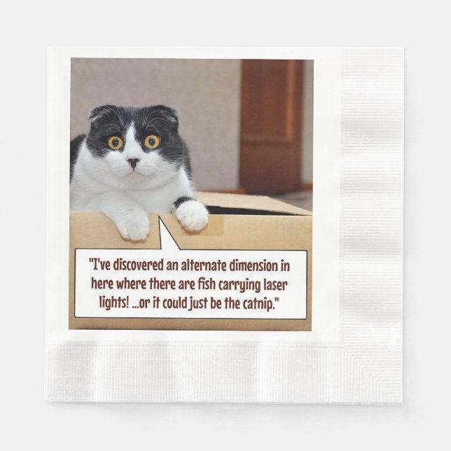 An alternate dimension napkin (Front)