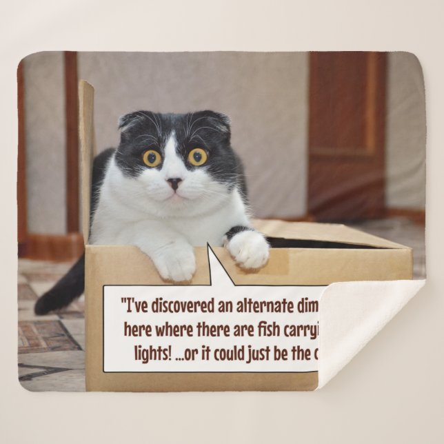 An alternate dimension sherpa blanket (Front (Horizontal))