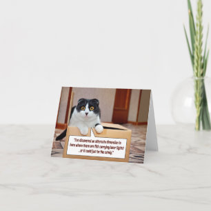 An alternate dimension thank you card