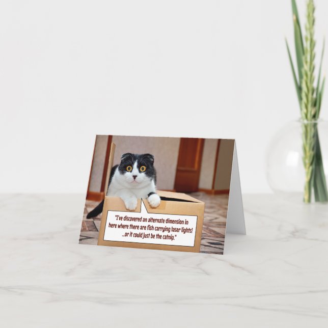 An alternate dimension thank you card (Front)