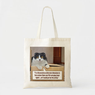 An alternate dimension tote bag