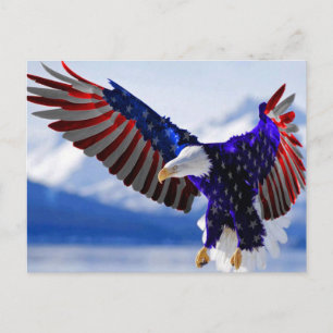 An American Eagle Postcard