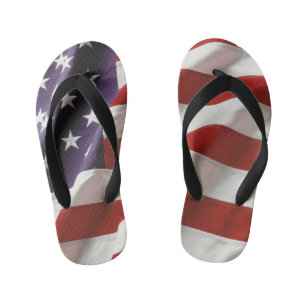 An American Flag - Old Glory Kid's Thongs