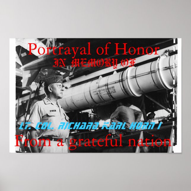 An American Hero Poster (Front)