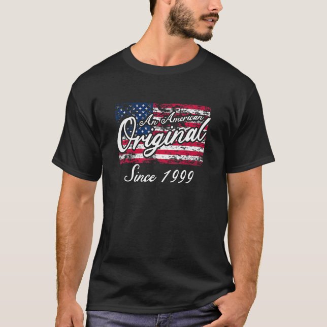 An American Original Since 1999 4th Of July Retro  T-Shirt (Front)