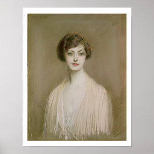 An American (pastel on canvas) Poster