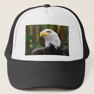 An American Patriot United States Bald Eagle Image Trucker Hat