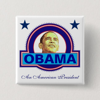 An American President 15 Cm Square Badge