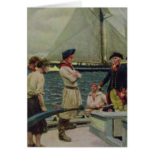 An American Privateer Taking a British Prize