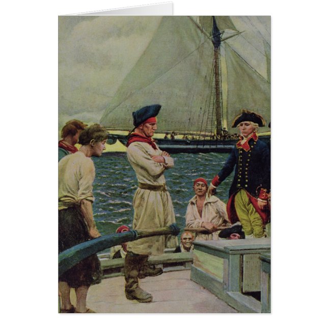 An American Privateer Taking a British Prize (Front)