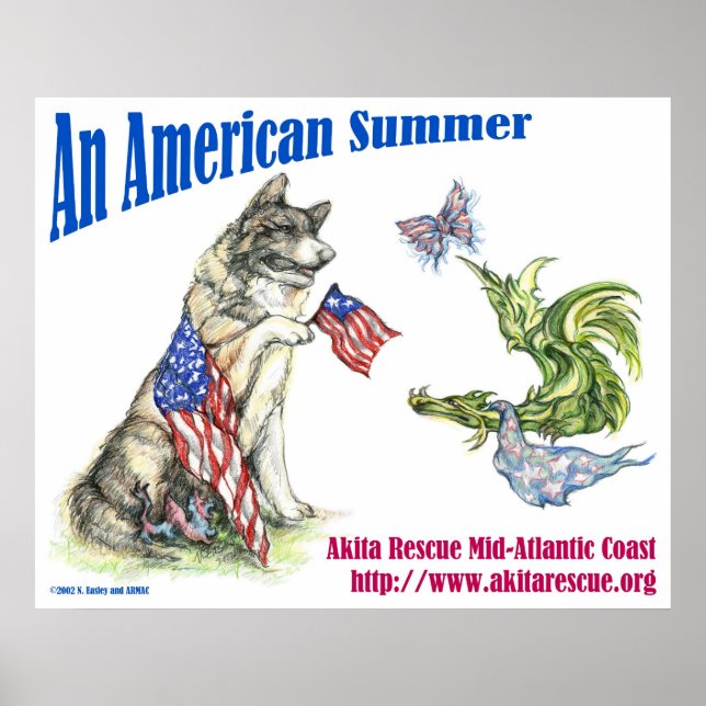 An American Summer (Landscape) Poster (Front)