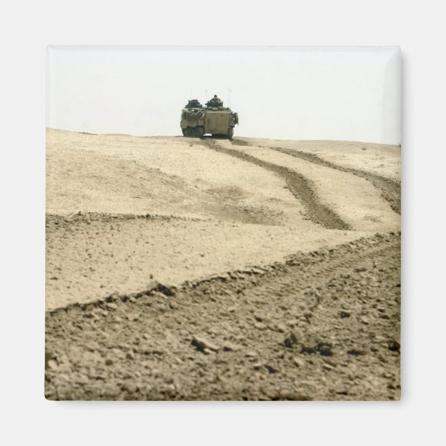 An amphibious assault vehicle magnet (Front)