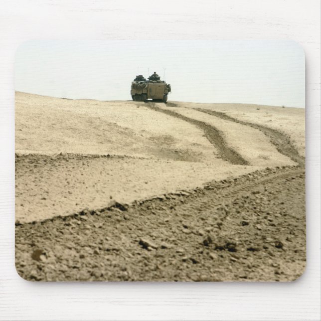 An amphibious assault vehicle mouse pad (Front)