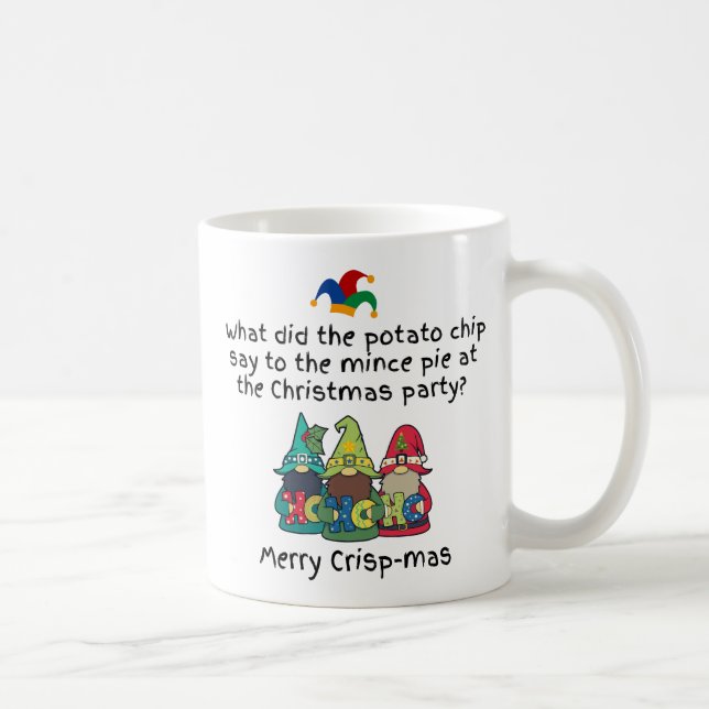 An Amusing Christmas Mince Pie Joke Coffee Mug (Right)