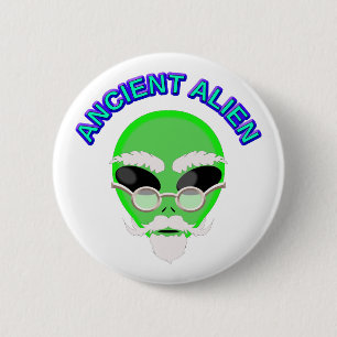 An Ancient Alien 6 Cm Round Badge