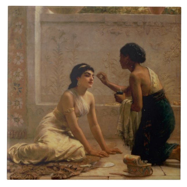 An Ancient Custom Ceramic Tile (Front)