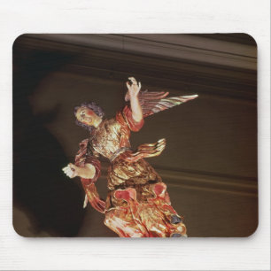 An angel above the altarpiece mouse pad