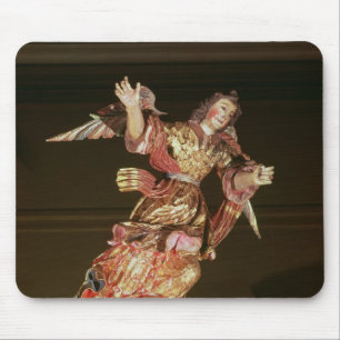 An angel above the altarpiece mouse pad
