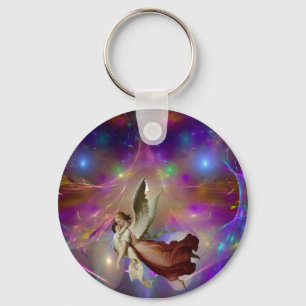 An Angel Awaits Key Ring