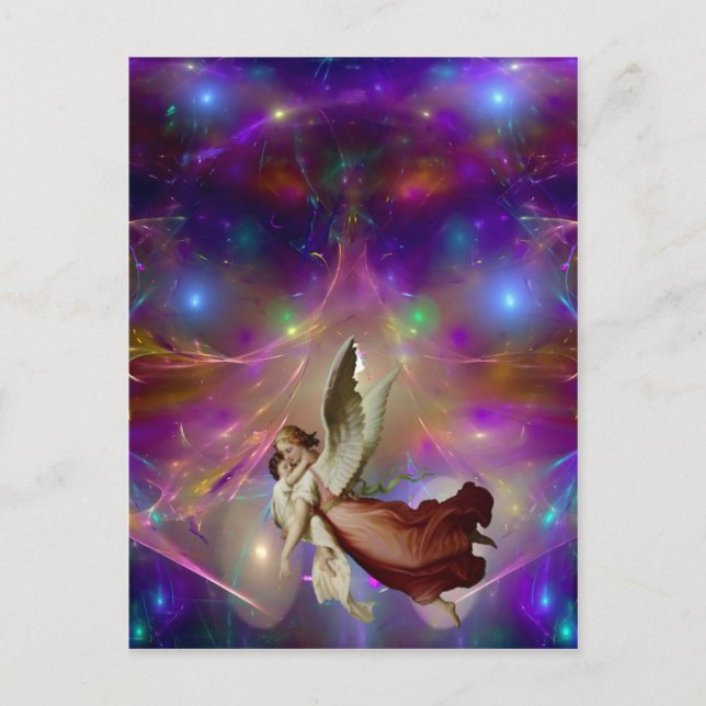 An Angel Awaits Postcard (Front)