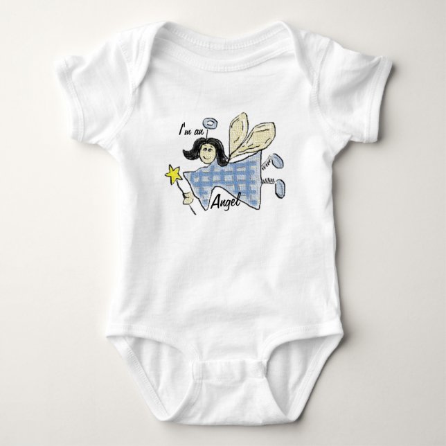 An Angel Baby Bodysuit (Front)