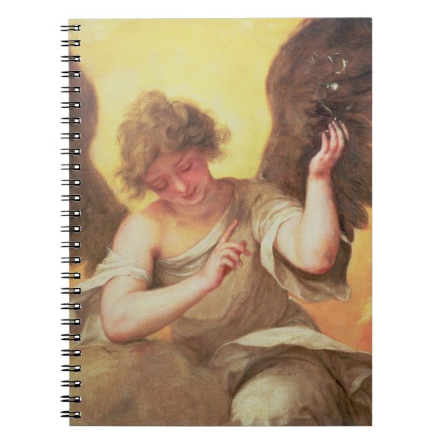 An Angel holding a Glass Flask Notebook (Front)