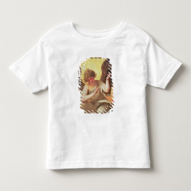 An Angel holding a Glass Flask Toddler T-Shirt (Front)