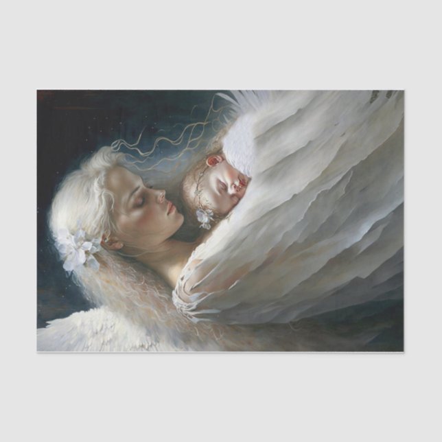 An Angel Holds Her Tissue Paper (Front)