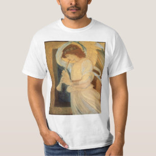 An Angel Playing a Flageolet By Burne Jones T-Shirt