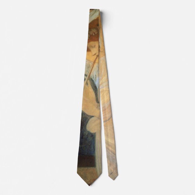 An Angel Playing a Flageolet By Burne Jones Tie (Front)