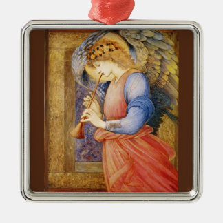 An Angel Playing A Flageolet Metal Tree Decoration