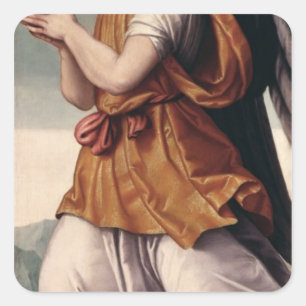 An Angel Square Sticker