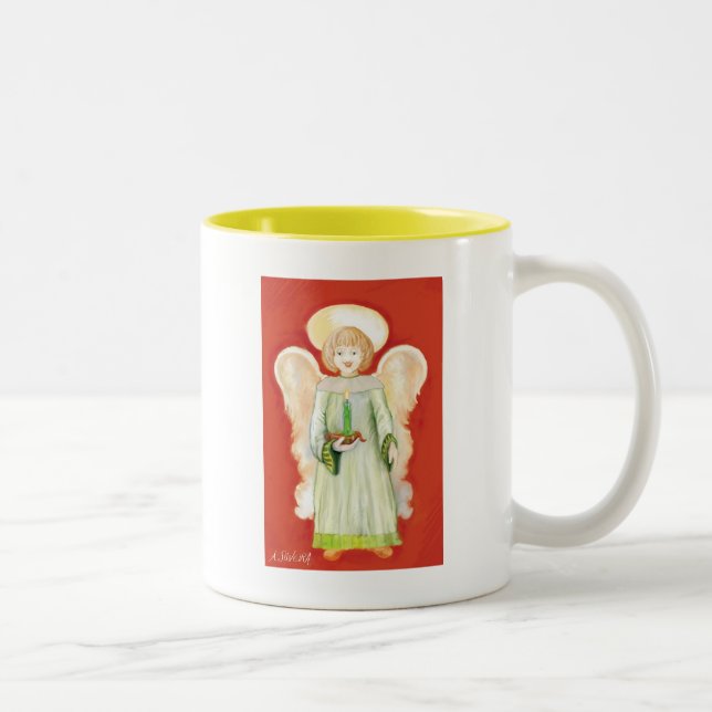 An Angel Two-Tone Coffee Mug (Right)