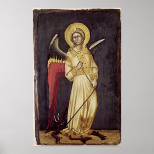 An Angel with a Demon on a Chain Poster