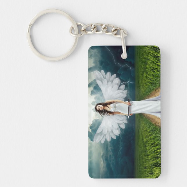 An Angels Direction Key Ring (Front)