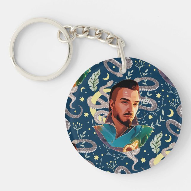 An Annoyed Dorian Keychain (Front)