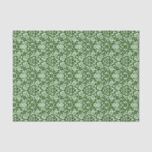 An antique floral damask tissue paper