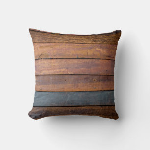 An antique wood wall texture background with metal cushion