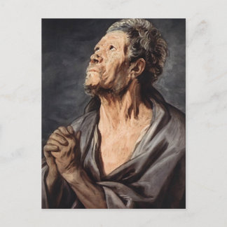 An Apostle by Jacob Jordaens Postcard