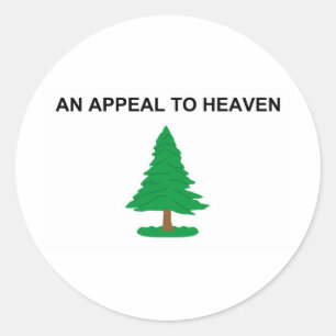 An Appeal To Heaven American Revolution Flag Classic Round Sticker