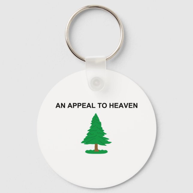 An Appeal To Heaven American Revolution Flag Key Ring (Front)