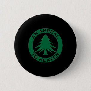 An Appeal To Heaven Flag Ne Tree Flag Roundel New 6 Cm Round Badge