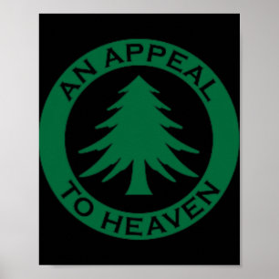 An Appeal To Heaven Flag Ne Tree Flag Roundel New Poster