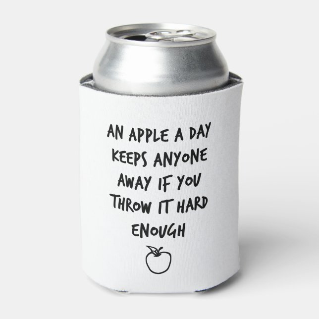 An Apple A Day Can Cooler (Can Front)