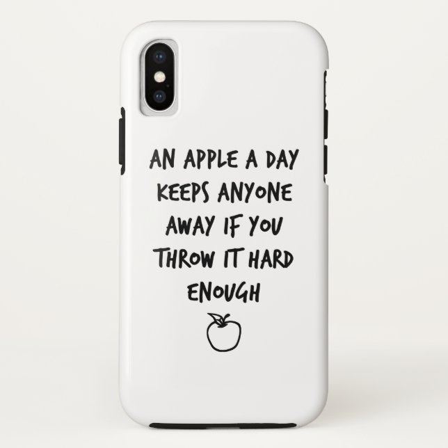 An Apple A Day Case-Mate iPhone Case (Back)